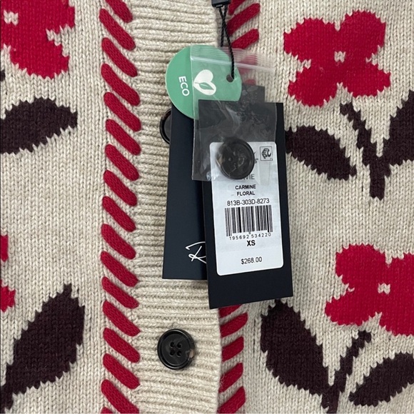 NWT Rails Mavie Cardigan in Carmine Floral - Picture 5 of 5